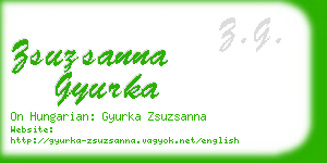 zsuzsanna gyurka business card